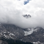 Zugspitze im Nebel